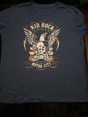Kid Rock Detroit Michigan Motor City Graphic T-Shirt